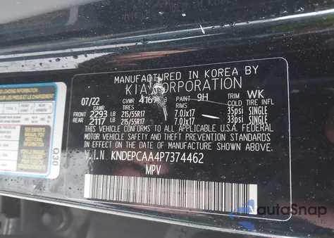 2023 Kia Seltos Lx z USA, uszkodzony, nr VIN KNDEPCAA4P7374462